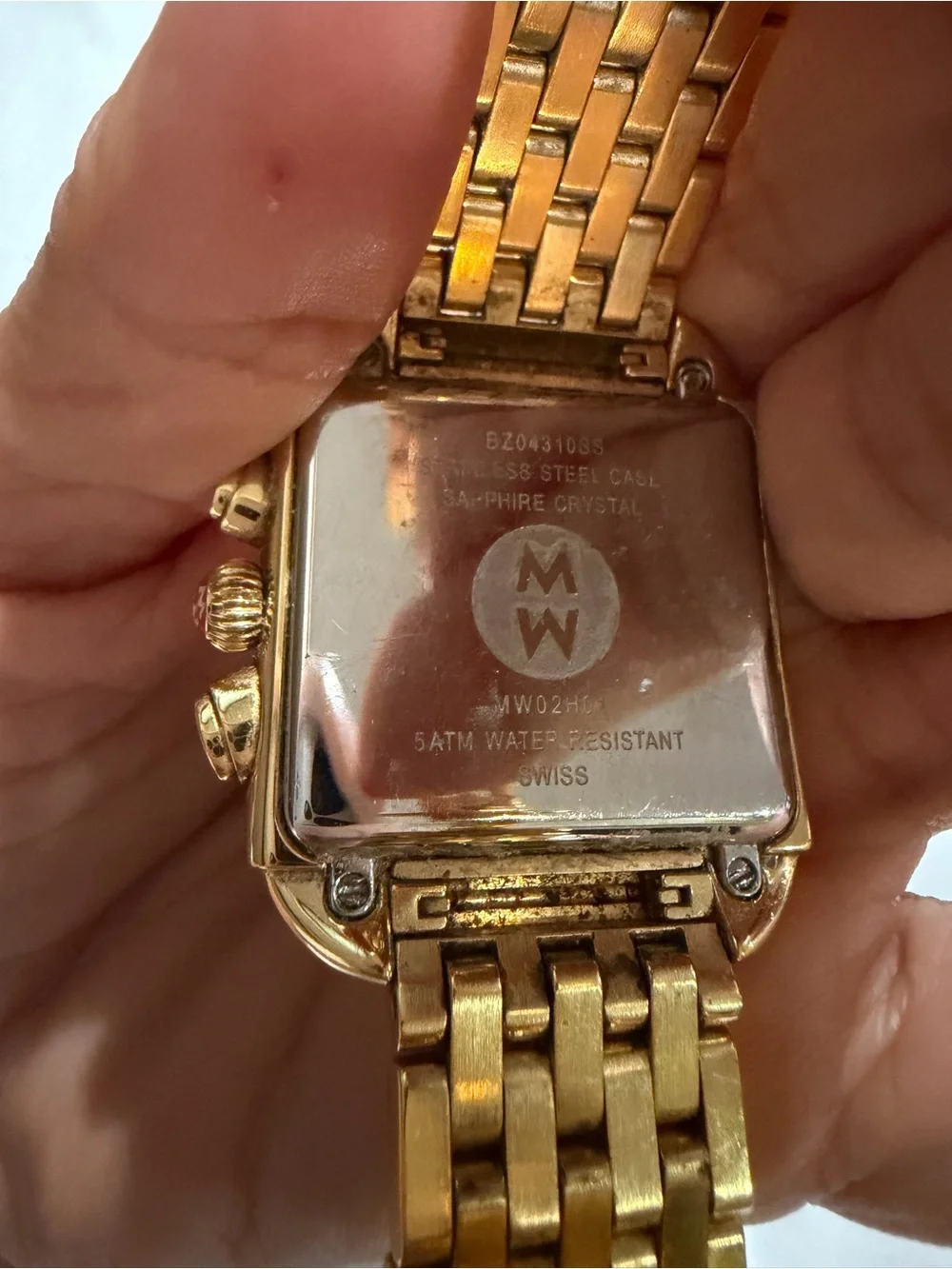 Michele Urban Chronograph Women’s Watch | Gold-Tone |Sapphire Crystal